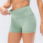 Sportshorts mit hoher Taille – Cool